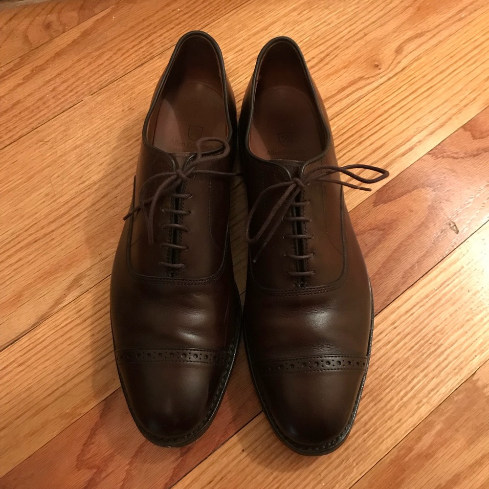 Allen Edmonds Park Ave Brown Dress Shoes